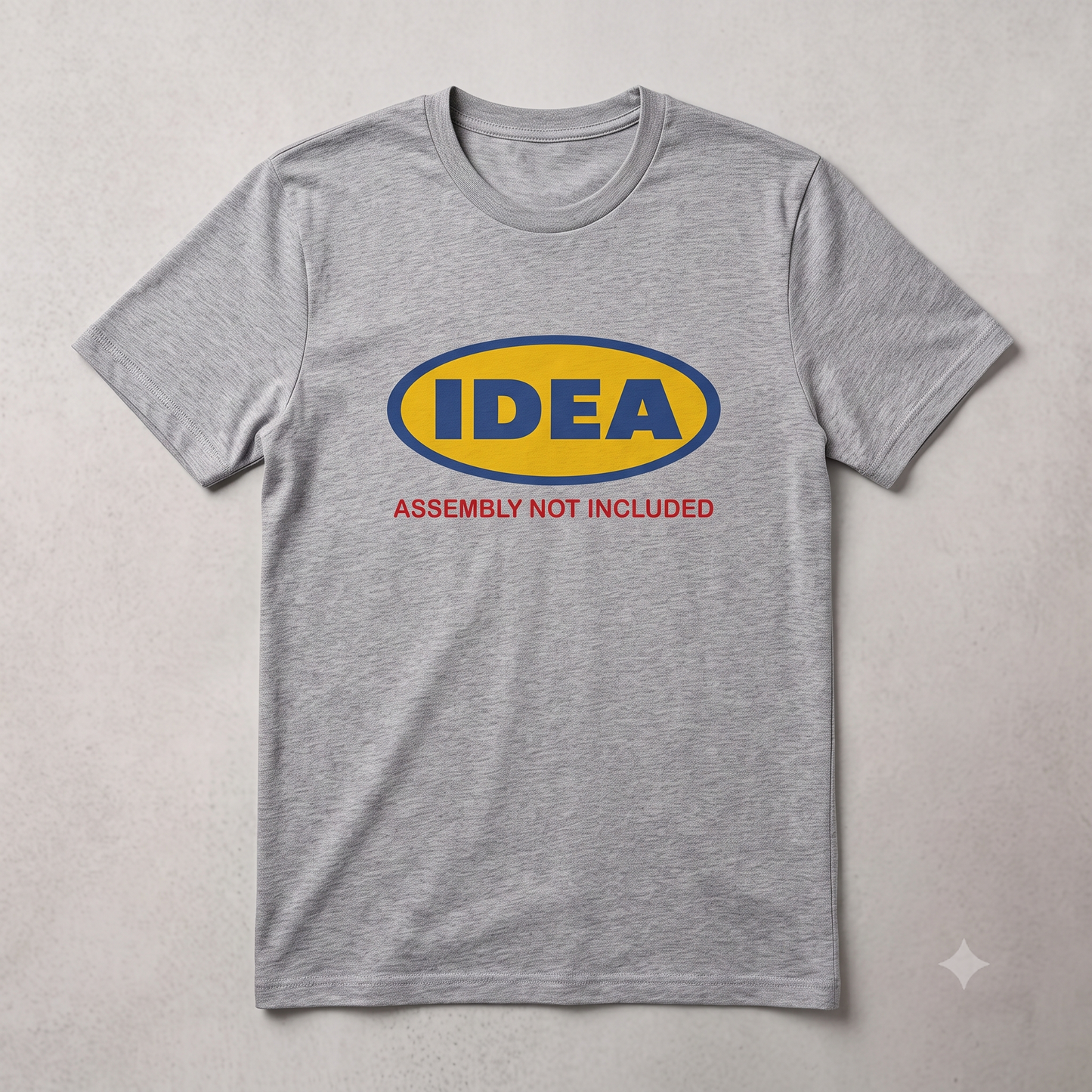 IDEA Shirt in grey, flat lay