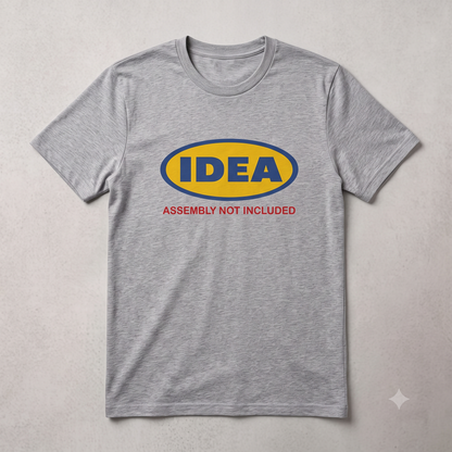 IDEA Shirt in grey, flat lay