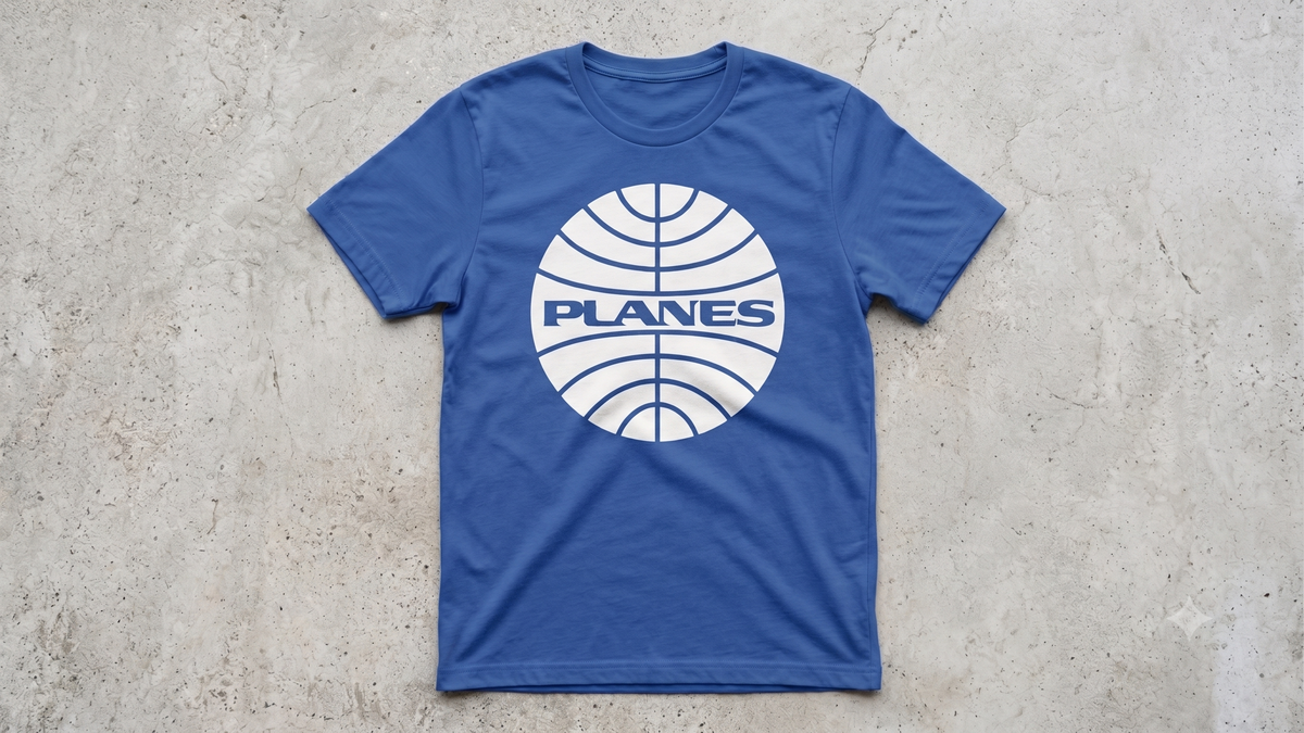 PLANES (Pan Am) - Blue - Flat Lay