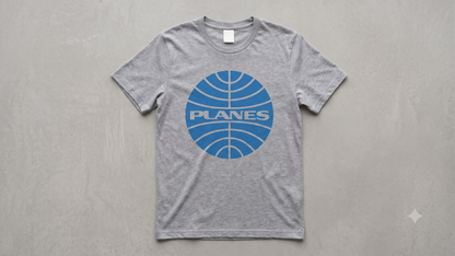 PLANES (Pan Am) - Grey - Flat Lay